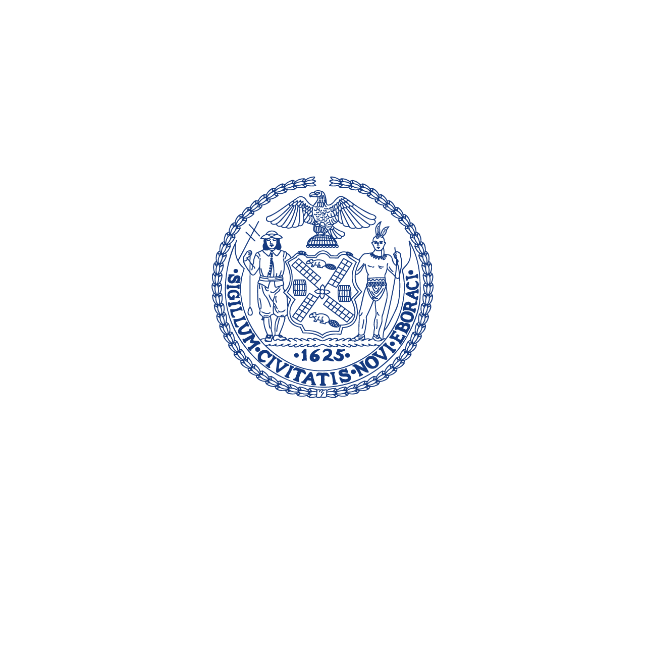 Official Seal of the New York City Public Advocate in White